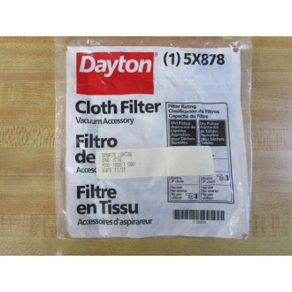 Dayton 5X878 Filter (Pack of 2)