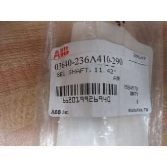 ABB 03640-236A410-290 SEL Shaft 03640236A410290