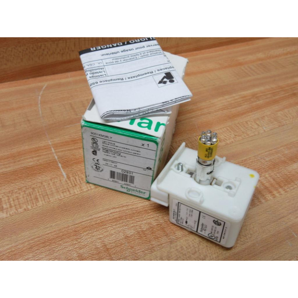 Schneider 9001KM38LY Square D Light Module 02931
