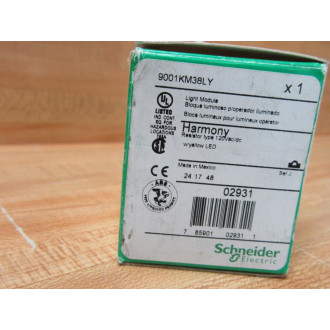 Schneider 9001KM38LY Square D Light Module 02931