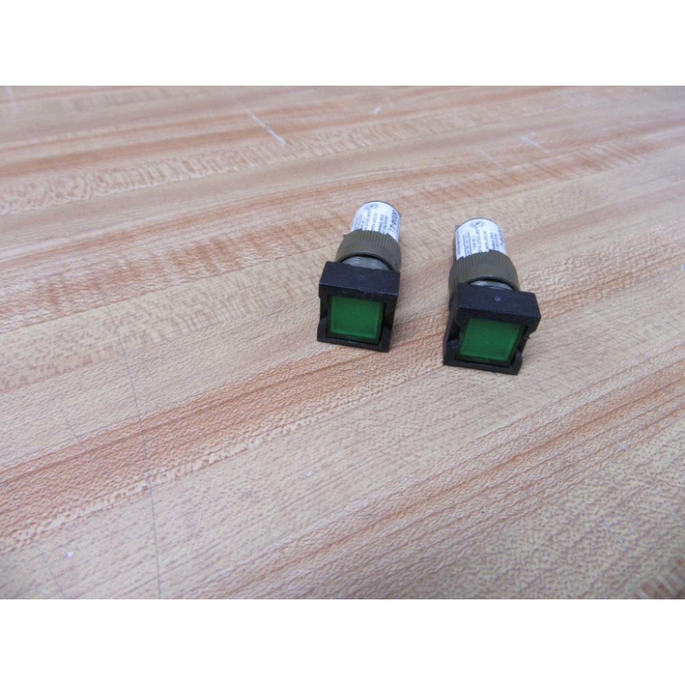 Allen Bradley 800A-L Light 800AL Green (Pack of 2) - New No Box Allen Bradley 800A-L Light 800AL Green (Pack of 2) - New No Box