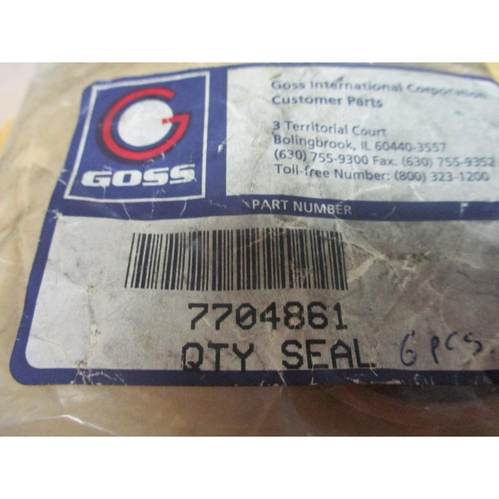 Goss 7704861 Seal (Pack of 6)