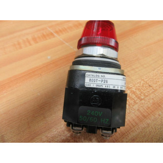 Allen Bradley 800T-P26R Pilot Light  800TP26R Ser. U W240V Module