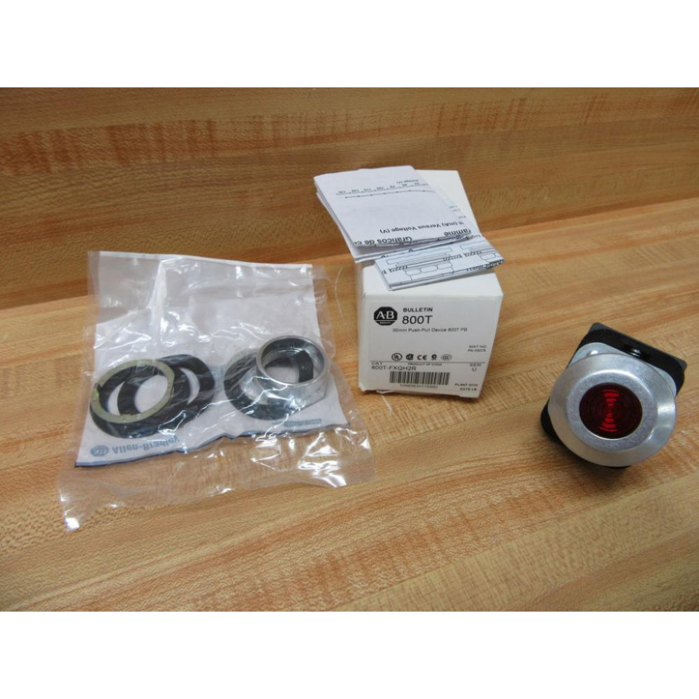 Allen Bradley 800T-FXQH2R Push-Pull Device 800TFXQH27 W800T-N374 Allen Bradley 800T-FXQH2R Push-Pull Device 800TFXQH27 W800T-N374
