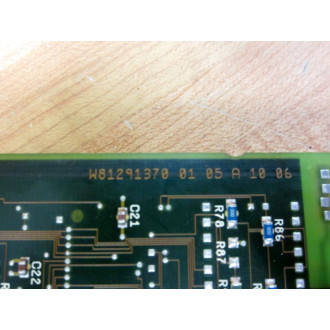 Telemecanique 1291370-01-A Board 129137001A W812913700105A WFace Plate - Used