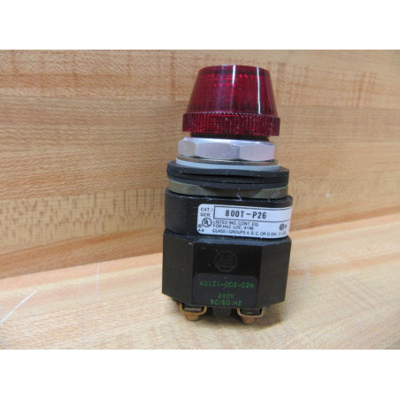 Allen Bradley 800T-P26R Pilot Light  800TP26R W40171-002-02 - New No Box