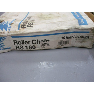 US Tsubaki 160CB Roller Chain RS160 10' Length