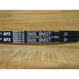 Gates 3600-8MGT-20 Powergrip GT3 Belt 36008MGT20
