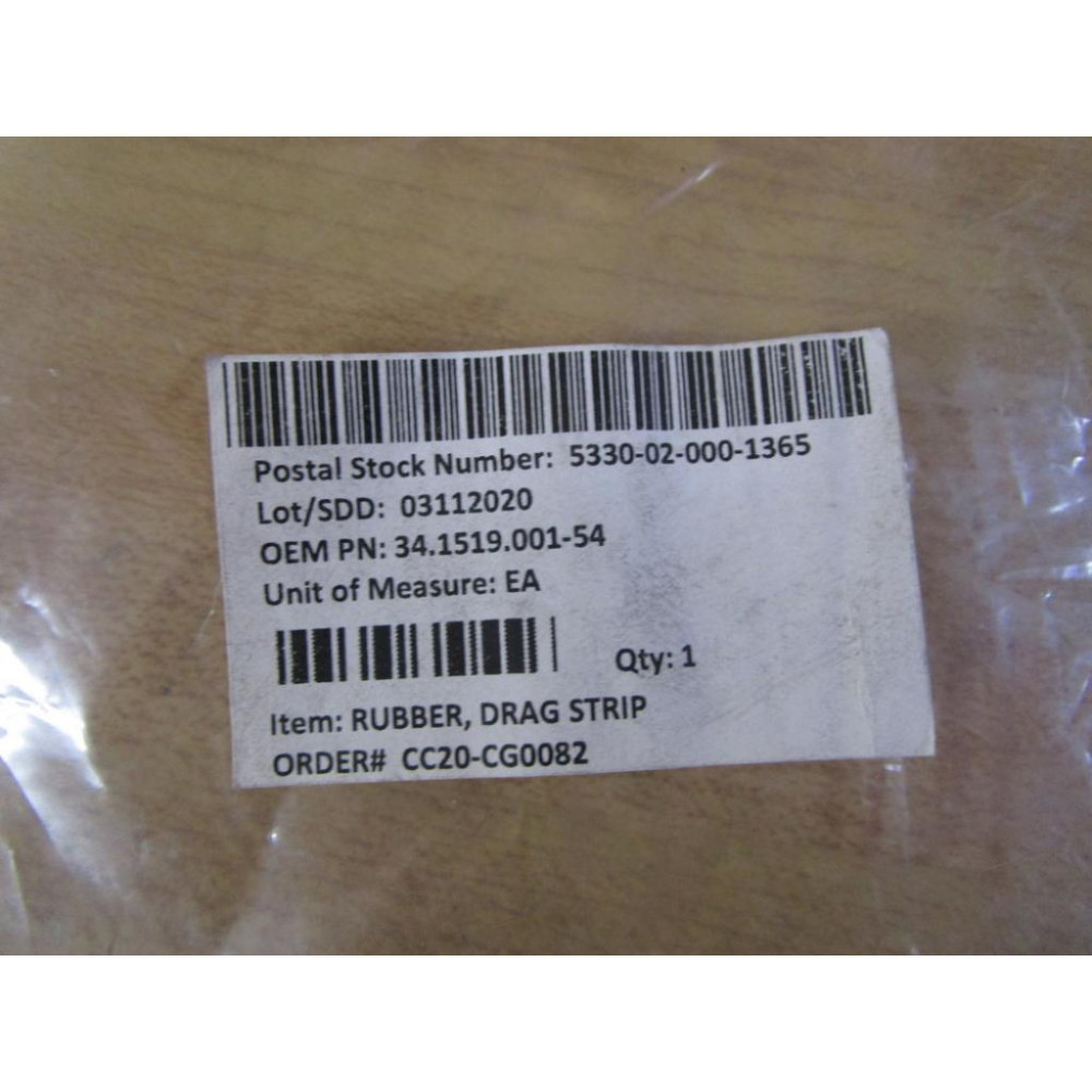 Generic 34.1519.001-54EZ Rubber Drag Strip 34.1519.001-54
