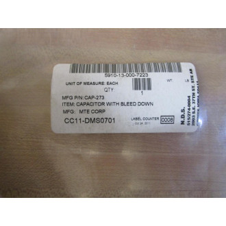 MTE CAP-273 Capacitor 90MFD 500VAC CAP273