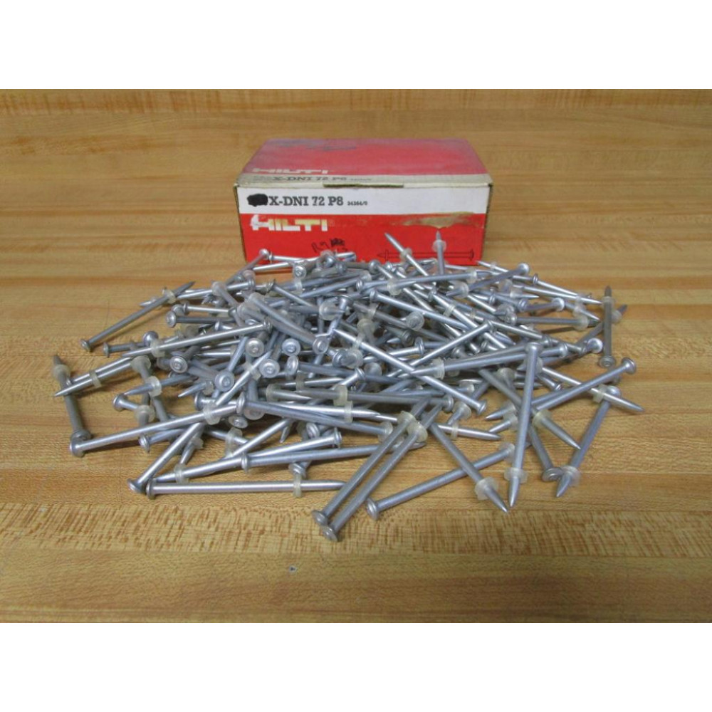 Hilti X-DNI 72 P8 Nails 343640 (Pack of 155)