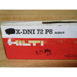 Hilti X-DNI 72 P8 Nails 343640 (Pack of 155)