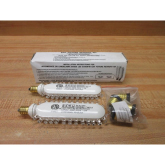 TCP 20715 Exit Fixture Retrofit Kit Red