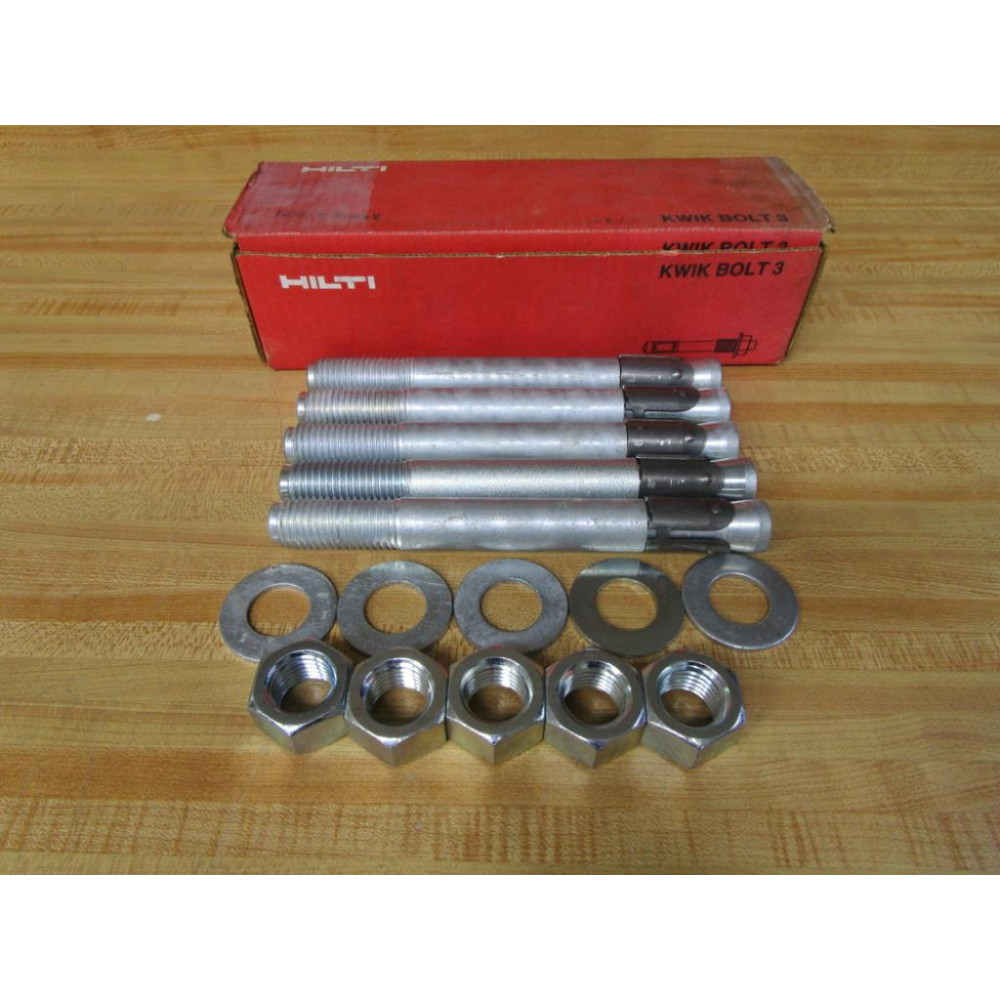 Hilti KB3 1X9 Kwik Bolt 3 Anchor 286018 (Pack of 5)