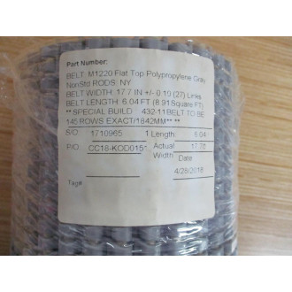 Habasit M1220 GPP Flat-Top Belting M1220 450 x 1842mm - New No Box