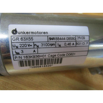 Dunkermotoren GR 63X55 Servo Motor Assembly Mounted, W Rectifier - New No Box