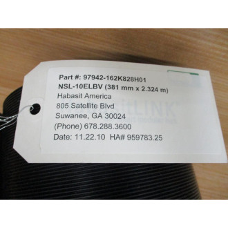 Habasit NSL-10ELBV Conveyor Belt 381mm x 2324mm - New No Box