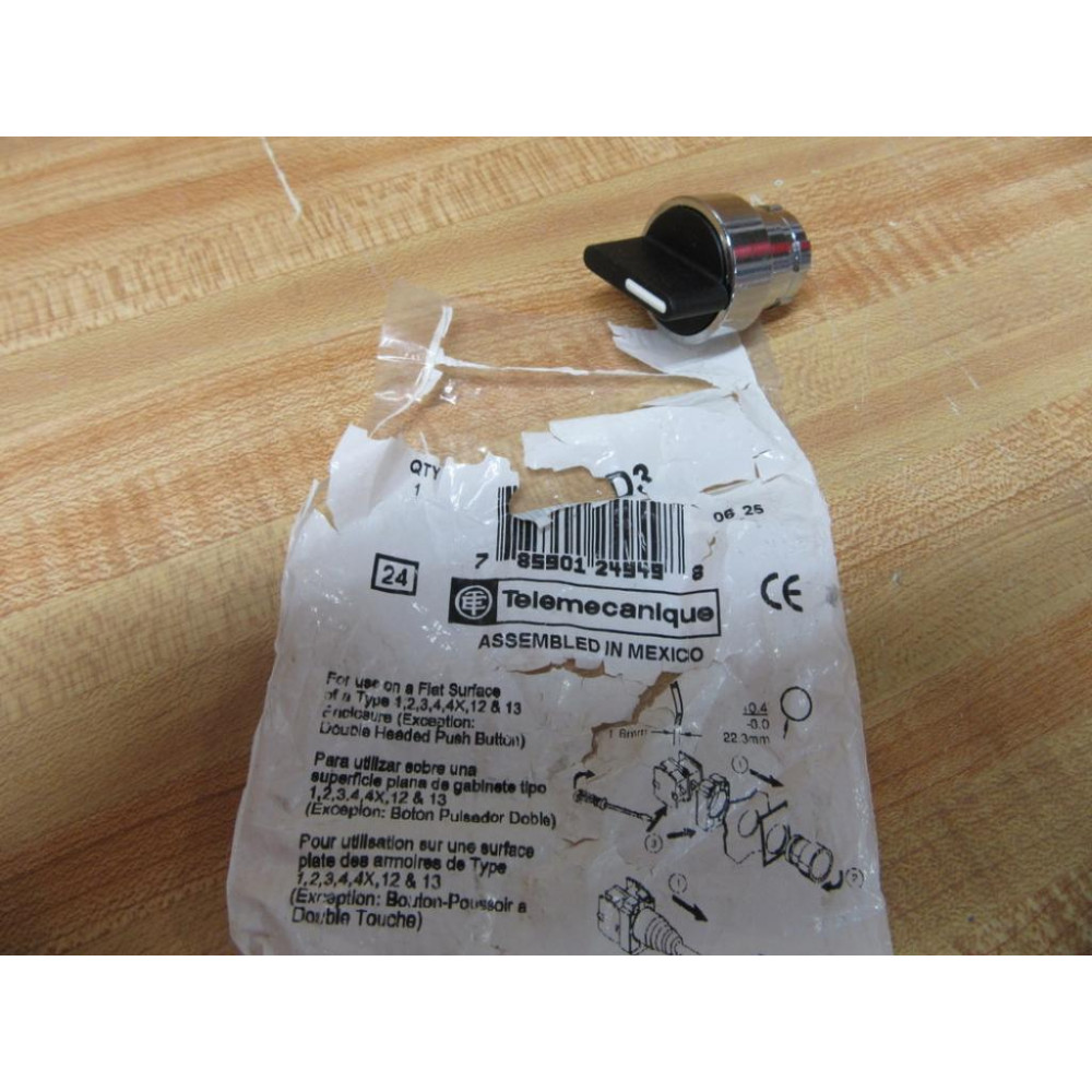 Schneider Telemecanique ZB2BD3 Switch 3 Pos.