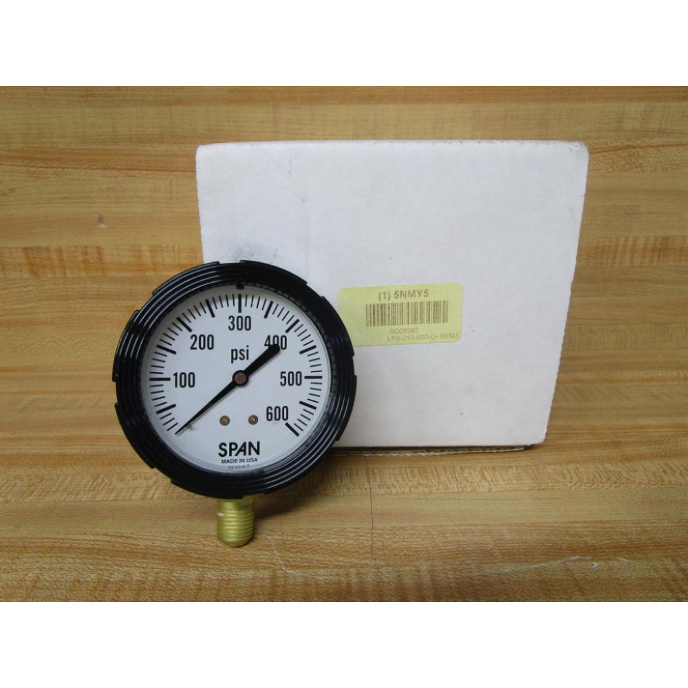 Span LFS-210-600-G-KEMX Pressure Gauge KEM-XSUBZ-II