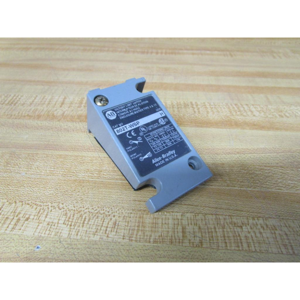 Allen Bradley 802T-WSP Limit Switch Body 802TWSP Series H Body Only - Used