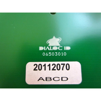 Dialoc ID 06503010 Circuit Board 20112070