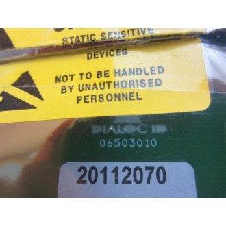 Dialoc ID 06503010 Circuit Board 20112070
