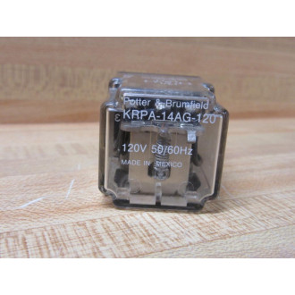Potter & Brumfield KRPA-14AG-120 Relay KRPA-14AG-120V 240VAC - Used
