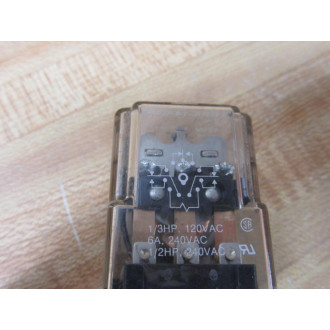 Potter & Brumfield KRPA-14AG-120 Relay KRPA-14AG-120V 240VAC - Used