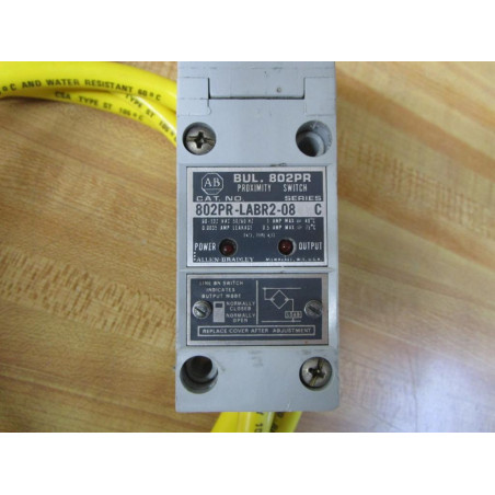 Allen Bradley 802PR-LABR2-08 Proximity Switch 802PRLABR208 - Used