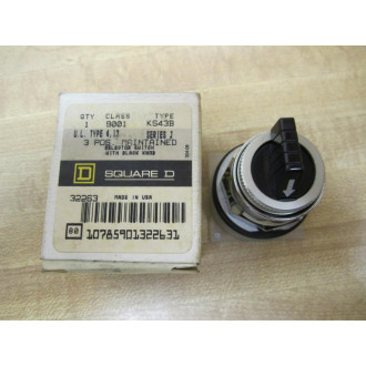 Square D 9001-KS43B Switch  9001KS43B 3 Pos. Ser. J
