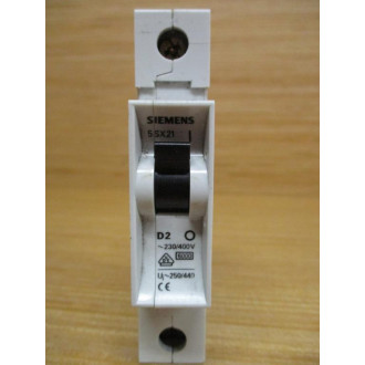 Siemens 5SX21 D2 Circuit Breaker 5SX21D2 (Pack of 2) - Used