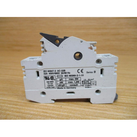Allen Bradley 1492-FB1M30 Fuse Holder 1492FB1M30 Series B - Used