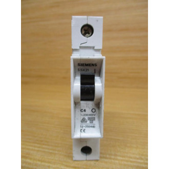 Siemens 5SX21 C4 Circuit Breaker 5SX21C4 (Pack of 2) - Used