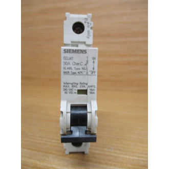 Siemens 5SJ4130-7HG40 Miniature 30A Circuit Breaker 5SJ41307HG40 - Used