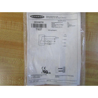 Banner Engineering QS18VN6FF50 Sensor 71637