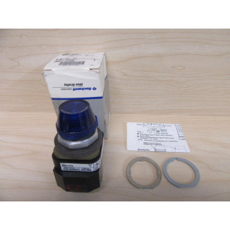 Allen Bradley 800T-P16B Blue Pilot Light