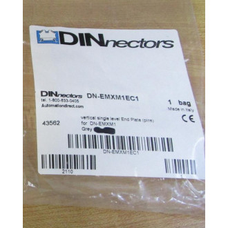 DINnectors DN-EMXM1EC1 End Plate 43562 (Pack of 25)
