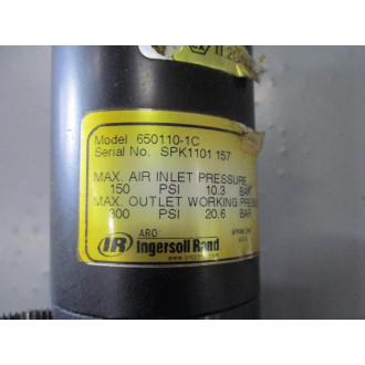 Ingersoll Rand 650110-1C 2-Ball Piston Pump - Used