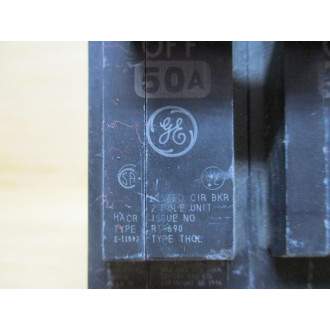 General Electric THQL250 GE 50A Circuit Breaker - Used