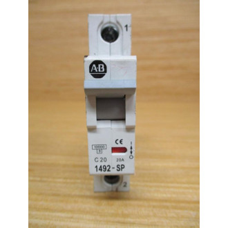 Allen Bradley 1492-SP1C200 20A Circuit Breaker 1492SP1C200 (Pack of 2) - Used