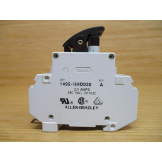 Allen Bradley 1492-GHD030 3.0 AMP Circuit Breaker 1492GHD030 - Used