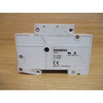 Siemens 5SX22-D2 2A Circuit Breaker 5SX22D2 - Used