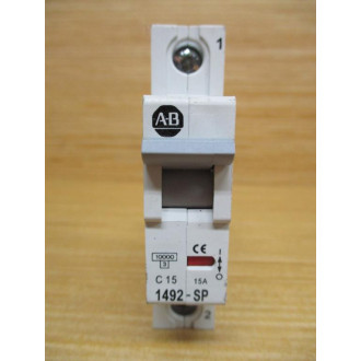 Allen Bradley 1492-SP1C150 15A Circuit Breaker 1492SP1C150 - Used
