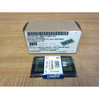 Kingston KVR13S9S62 Memory Module KS1-102315568