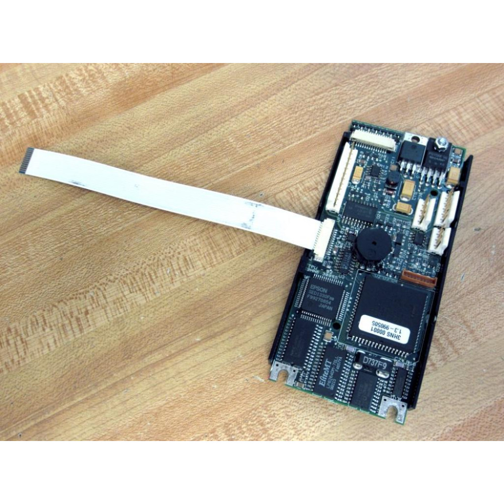ABB 3HNS-00001 PC Board TPU-02 3HNE 30055 WCover & Ribbon Cable - Used
