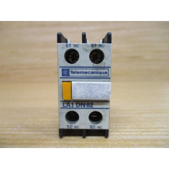 Telemecanique LA1-DN02 Auxiliary Contact LA1DN02 (Pack of 2) - Used