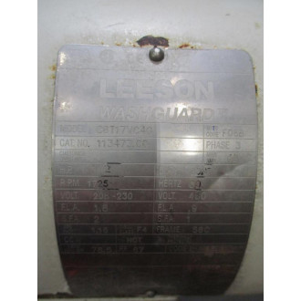 Leeson C6T17VC4G Washguard Motor 113473.00 - Used