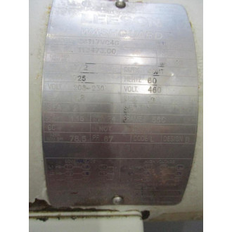 Leeson C6T17VC4G Washguard Motor 113473.00 - Used