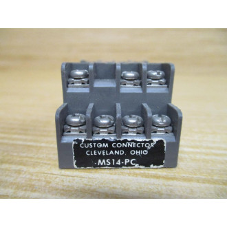 Custom Connector MS14-PC Relay Socket MS14PC (Pack of 5) - Used