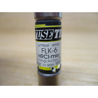 FuseTek FLK-6 6 AMP Fuse FLK6 (Pack of 4) - New No Box